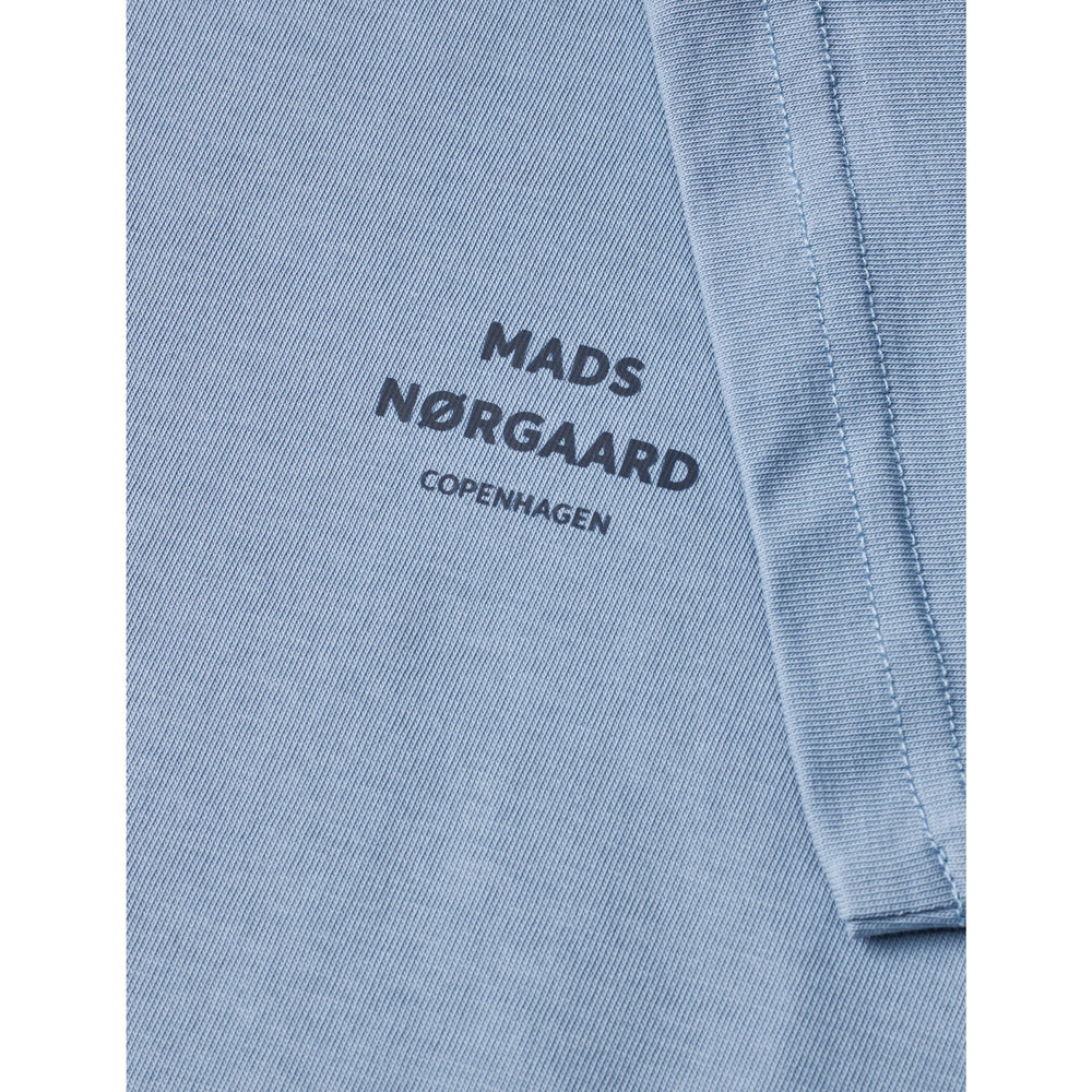 Køb Mads Nørgaard Faded Denim Printed Logo Thorlino T-shirt
