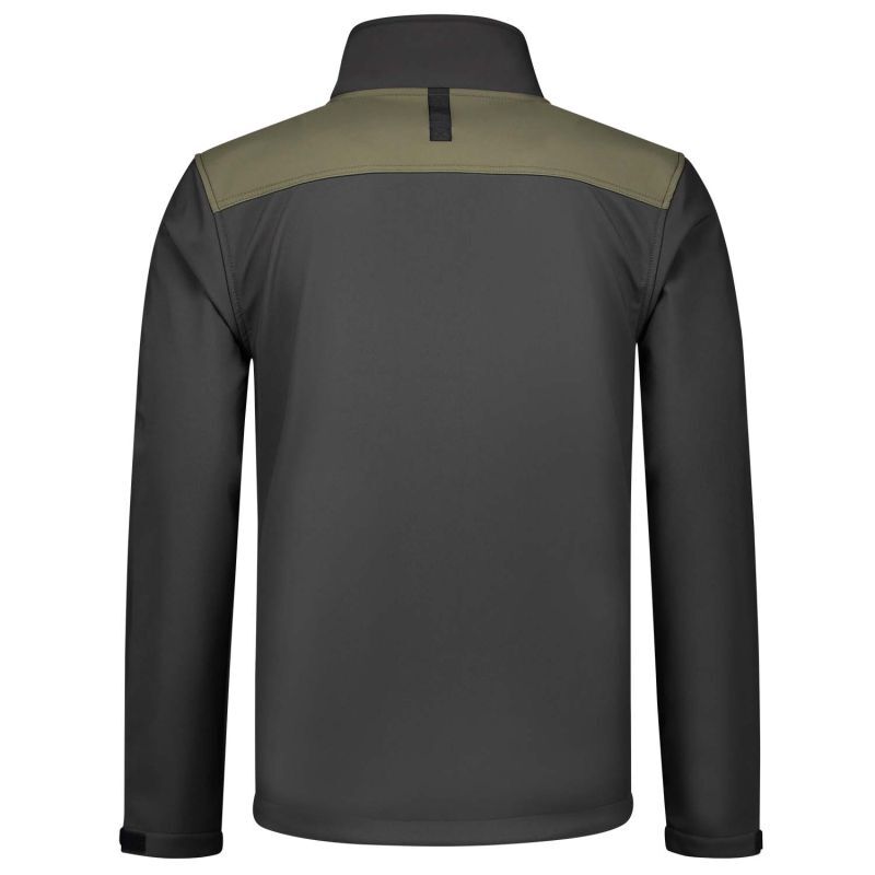 Tricorp Bicolor 402021 - Softshell jas - Donkergrijs Groen - 3XL