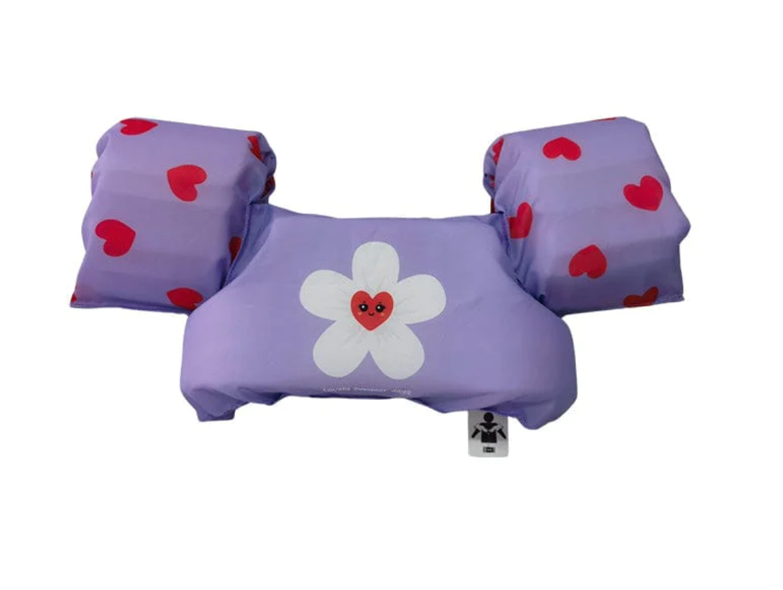 Swim Essentials Swim Essentials Puddle Jumper Lila hartjes 2-6 jaar