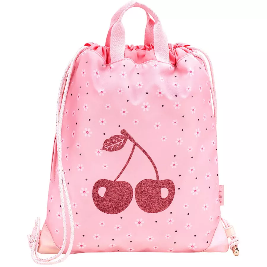 Belmil Schulranzen Premium Compact Plus Set 5-teilig Cherry Blossom