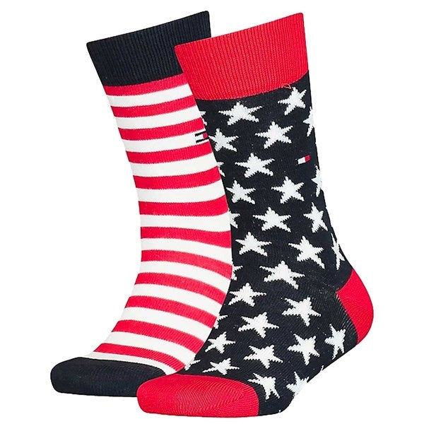 Kids 2-pak Strømper Stars/Tommy Original