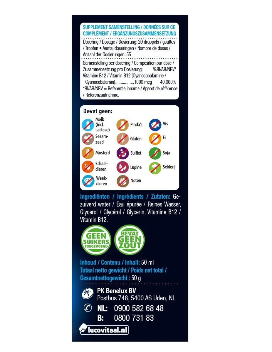 Vitamine B12 Druppels 50 ml