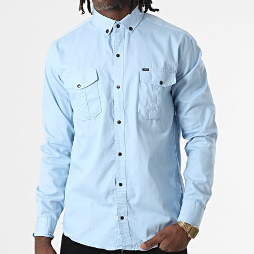 Chemise Manches Longues W-323 Bleu Clair