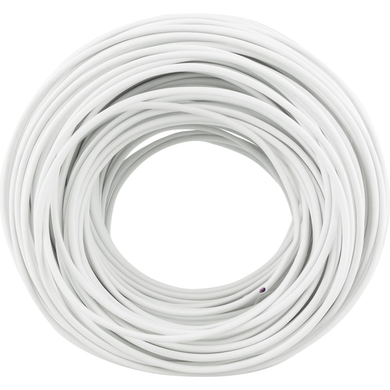 Signaalkabel rond 100m 4x0,5mm² Wit