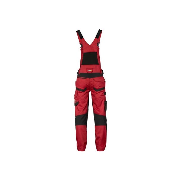 400163 Dassy ® Tronix overalls med stretch og knælommer Rød sort