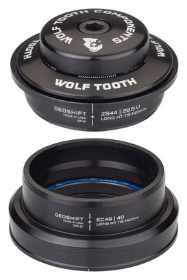 Jeu de Direction Wolf Tooth GeoShift 1° Long Performance ZS44/EC49