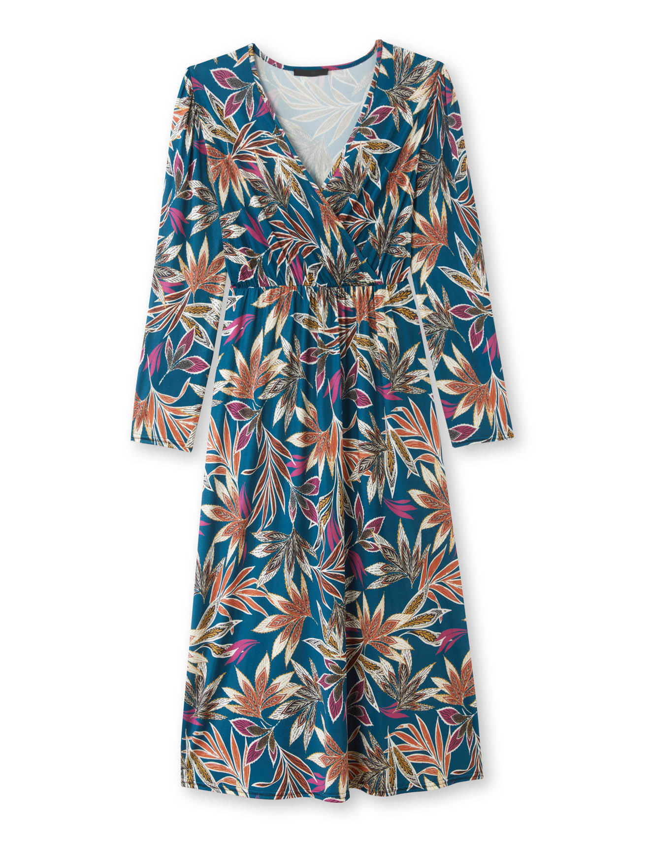 Robe longue en maille fluide