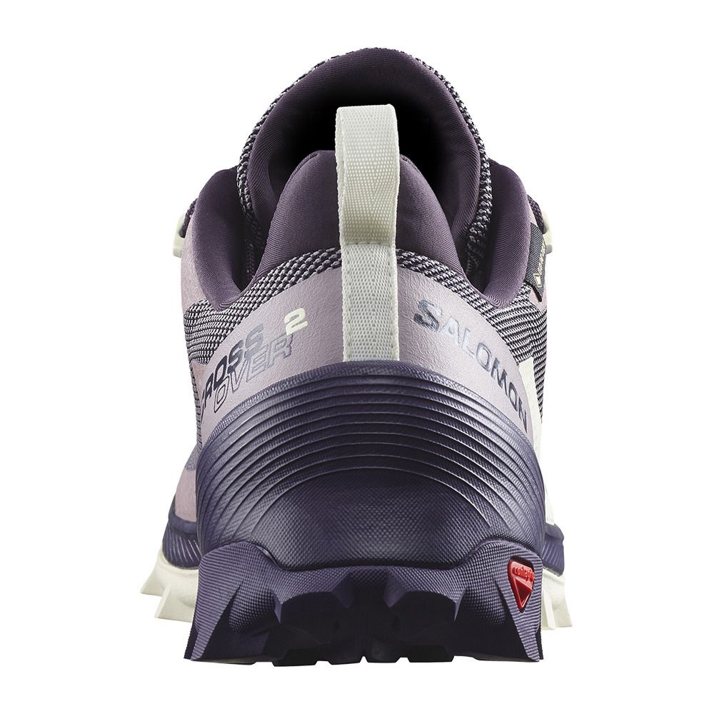 Salomon CROSS OVER 2 GTX - Chaussures randonné Femme quail/nightshade/vanilla ice