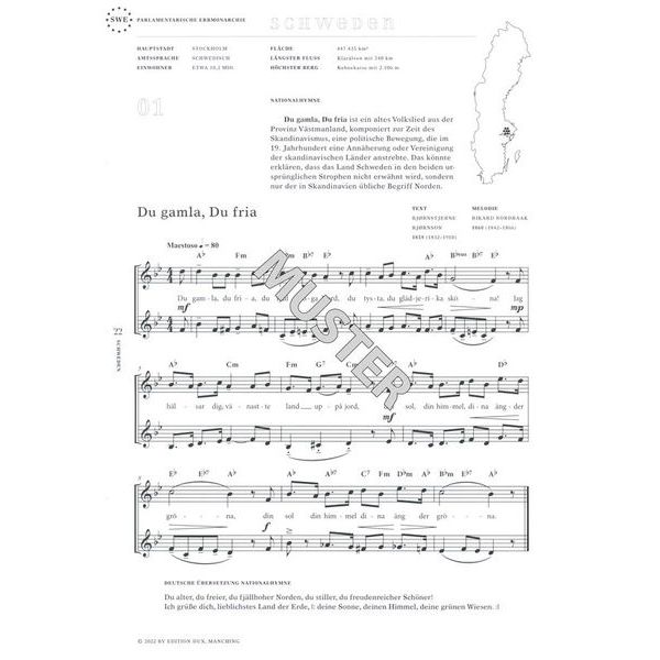 Edition Dux Europa in Noten