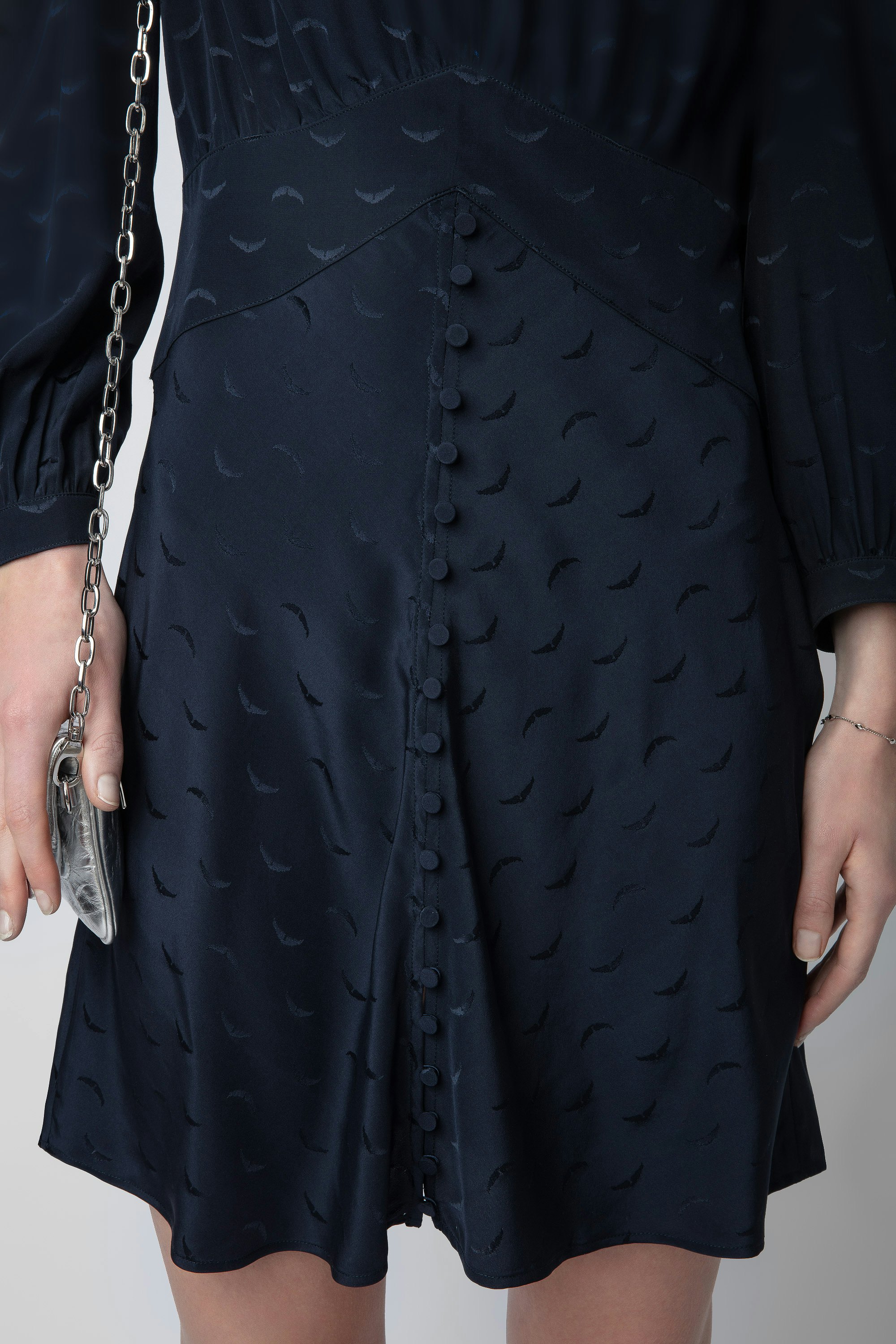 Robe Rhodri Soie Jacquard