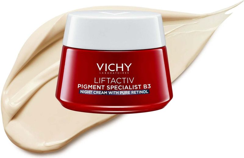 Vichy Nachtcrème B3 Retinol 50ml - Liftactiv - Voor Verbeterd Huidbeeld