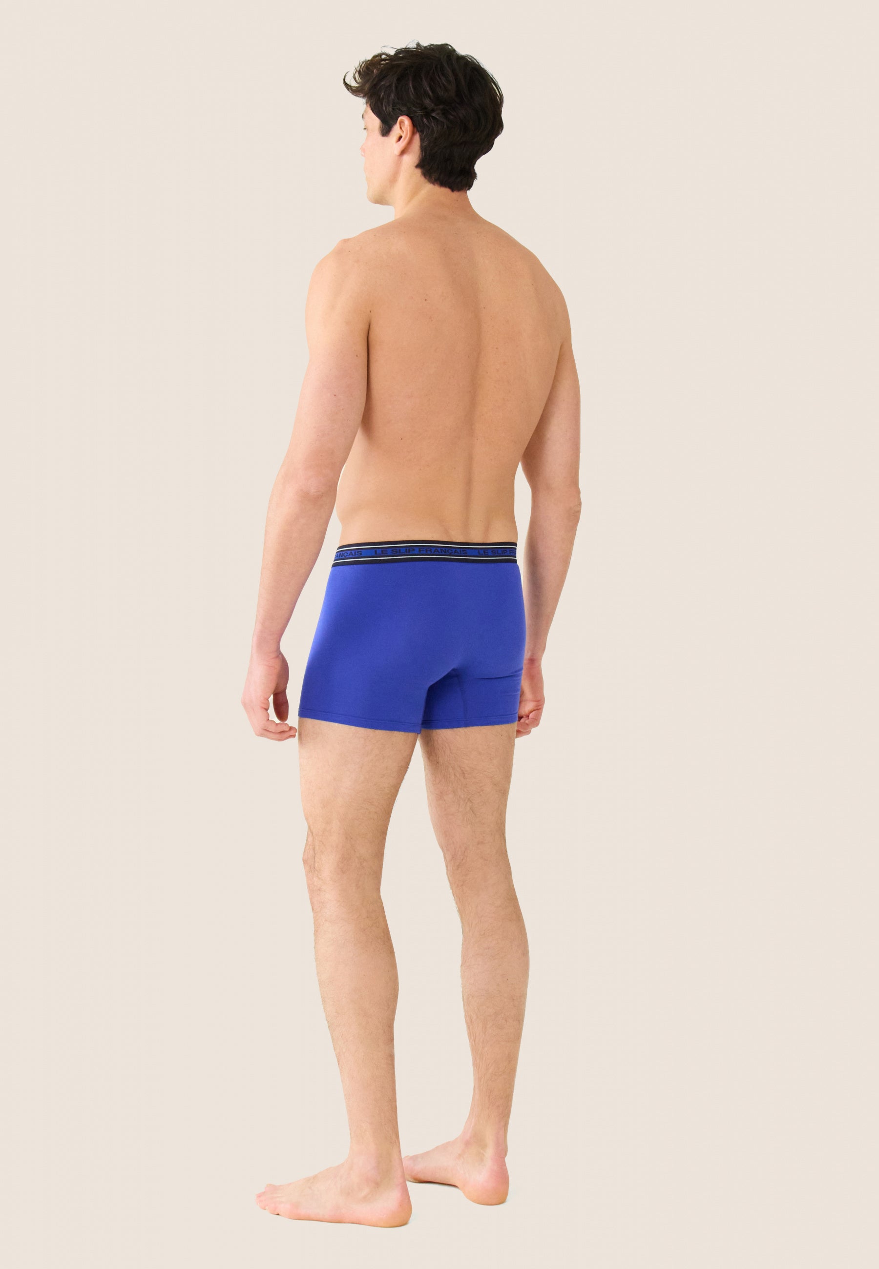 Boxer long en coton-Michel Bleu Éblouissant