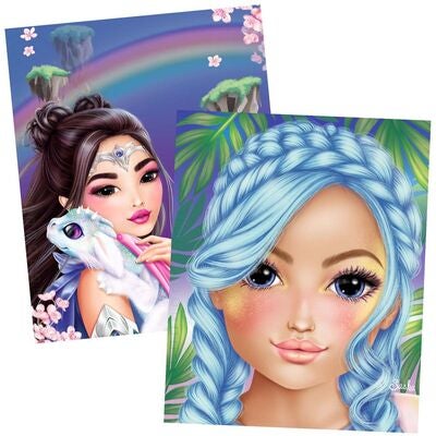 TOPModel Stick & Shine Fargeleggingsbok