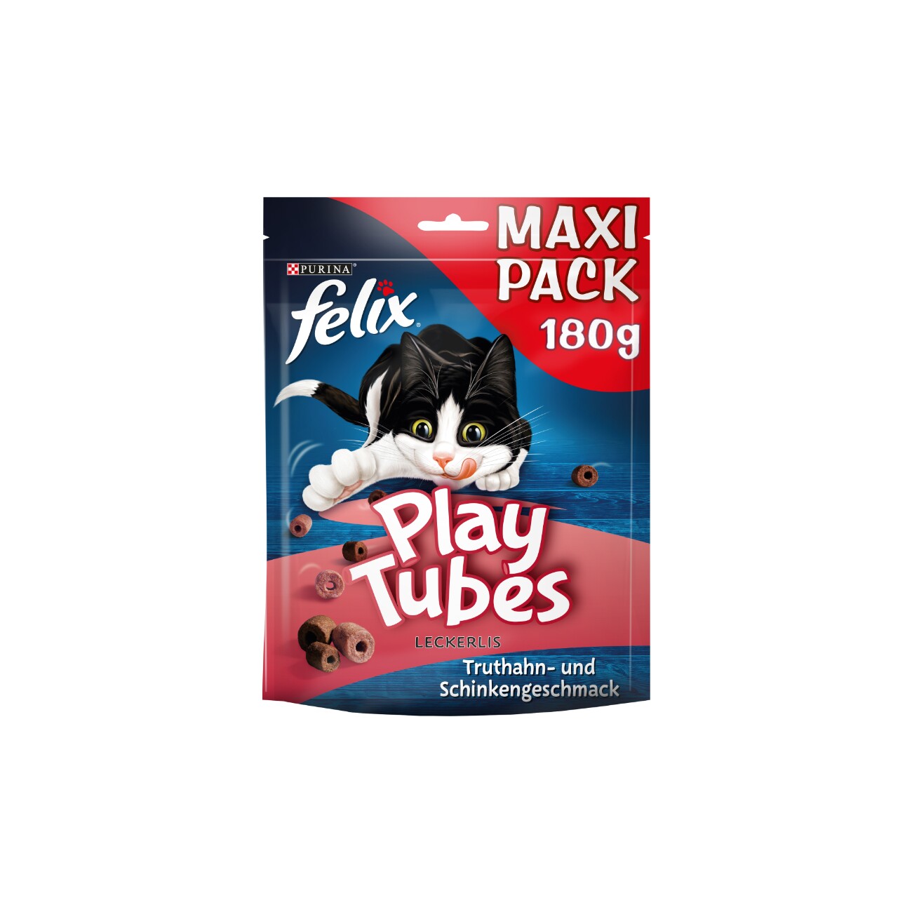 Felix Play Tubes 5x180g Truthahn- und Schinkengeschmack