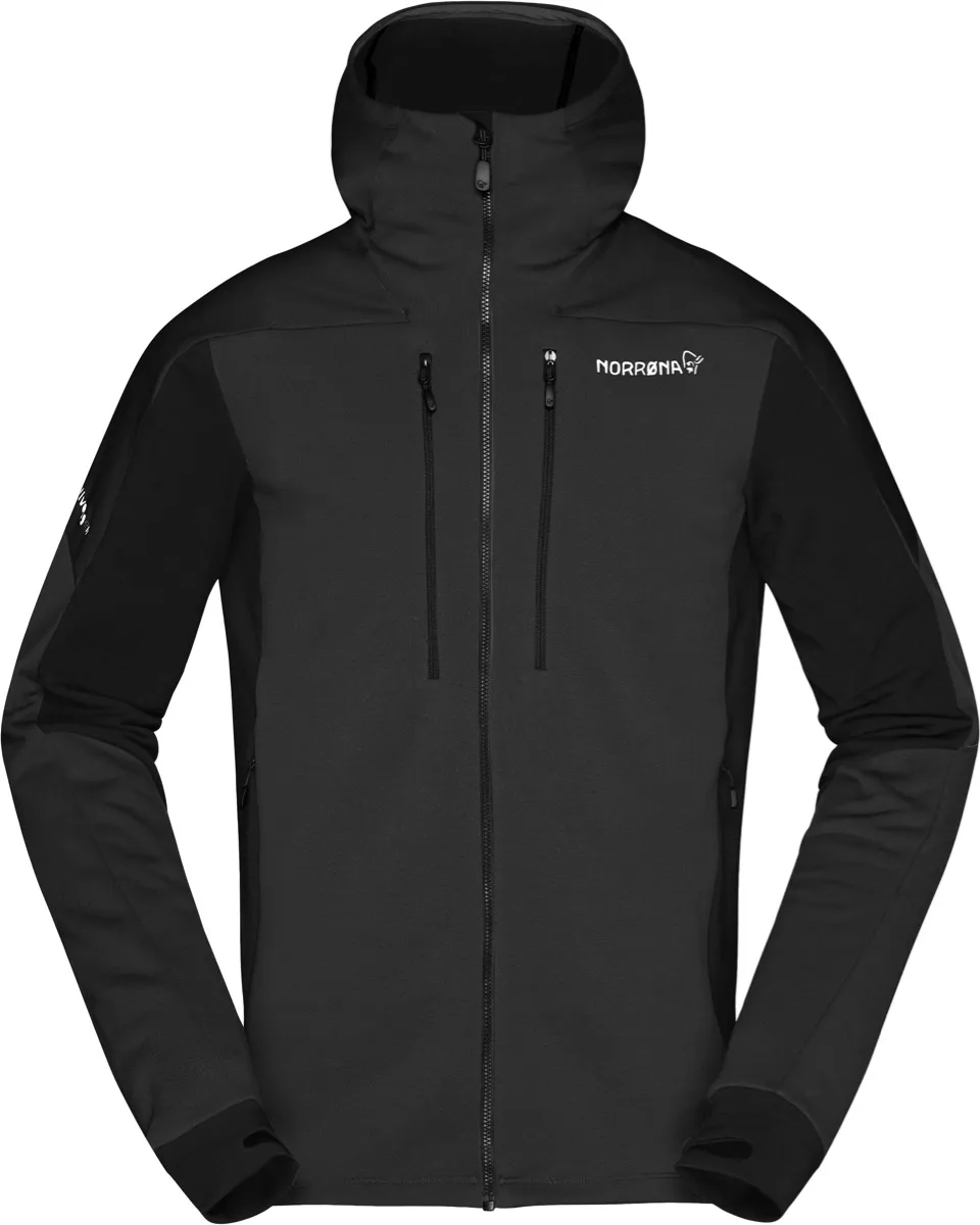 Norrøna Trollveggen Powerstretch Pro Zip Hood M'S Caviar