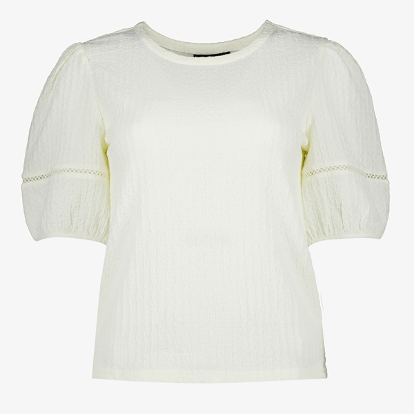 TwoDay dames top wit/crèmekleurig