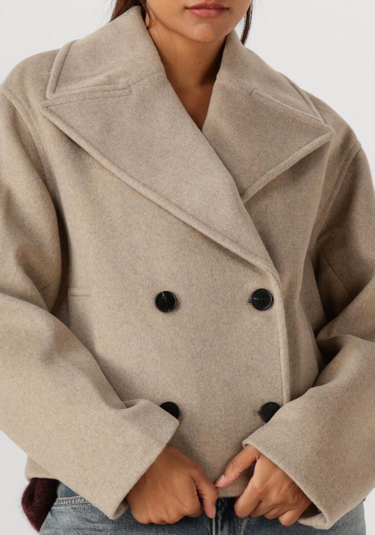 beige co'couture jack merla jacket