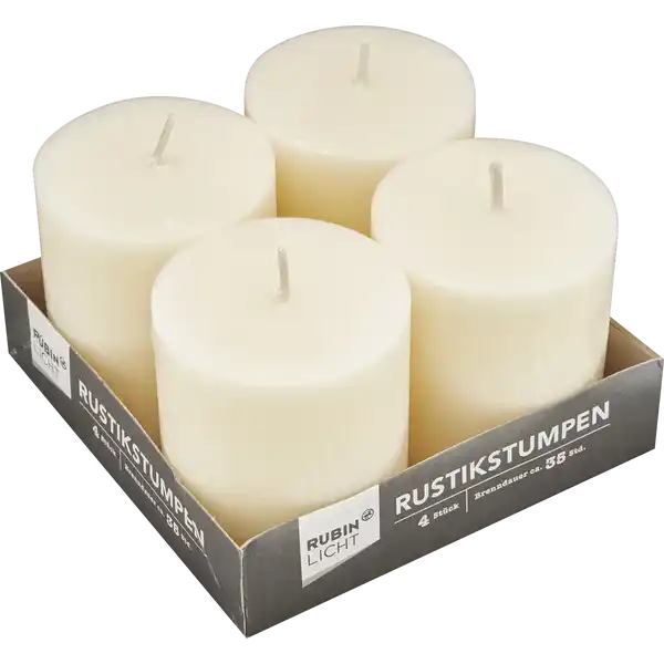Rustikstumpen 80 / 68 mm champagner
