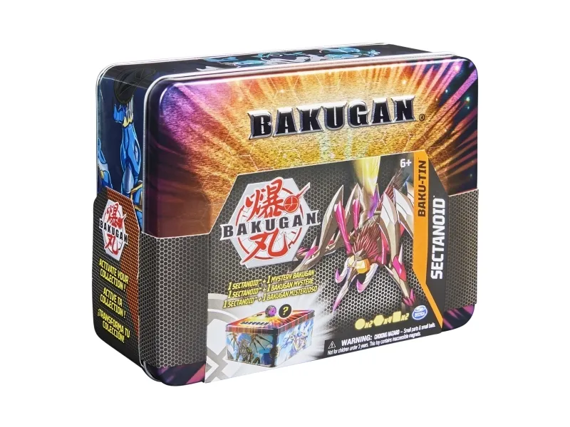 Bakugan BTB Baku Tin S4 BP GML, æske med snurretop, 6 År
