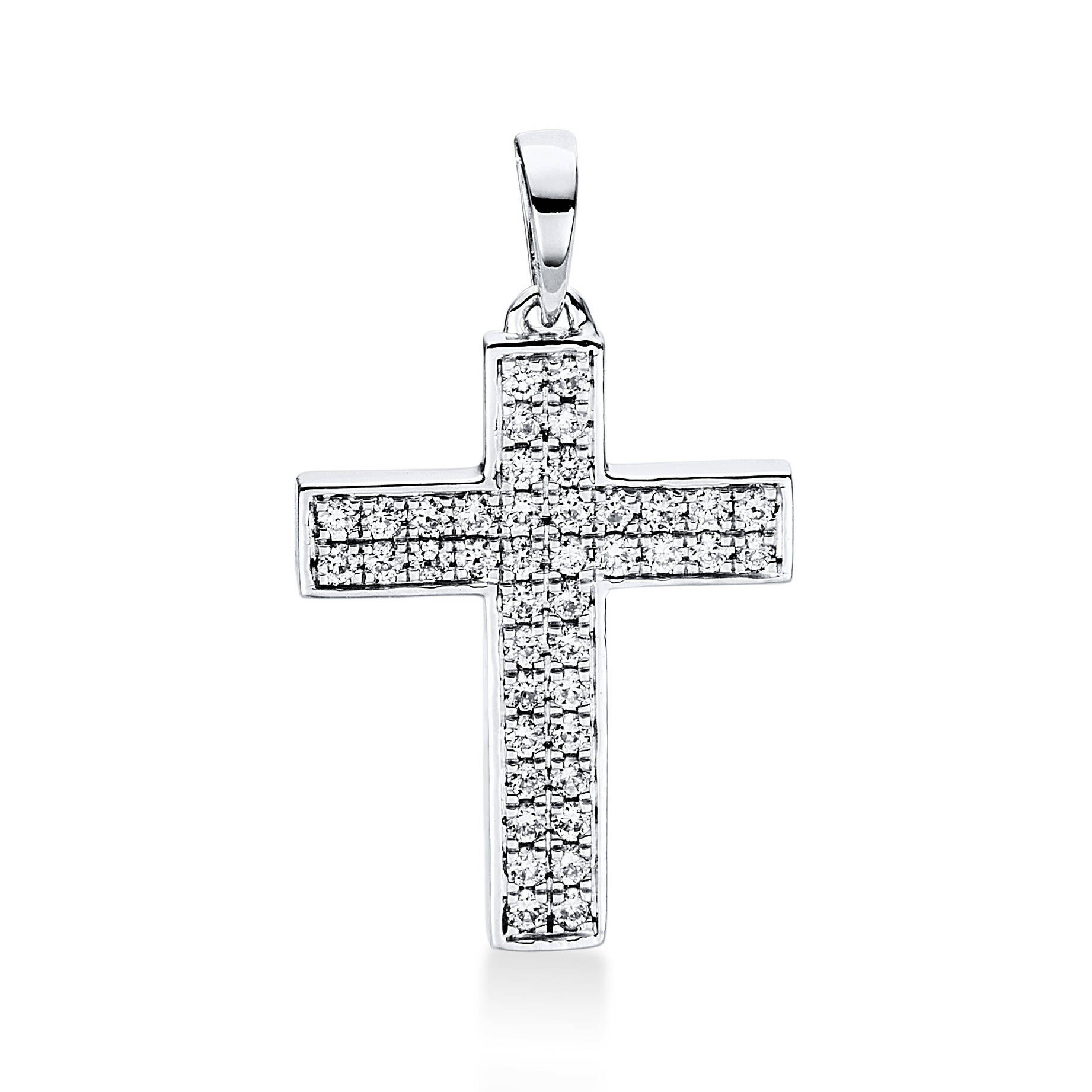 Diamond Group| Damen Kreuzanhänger mit Diamanten