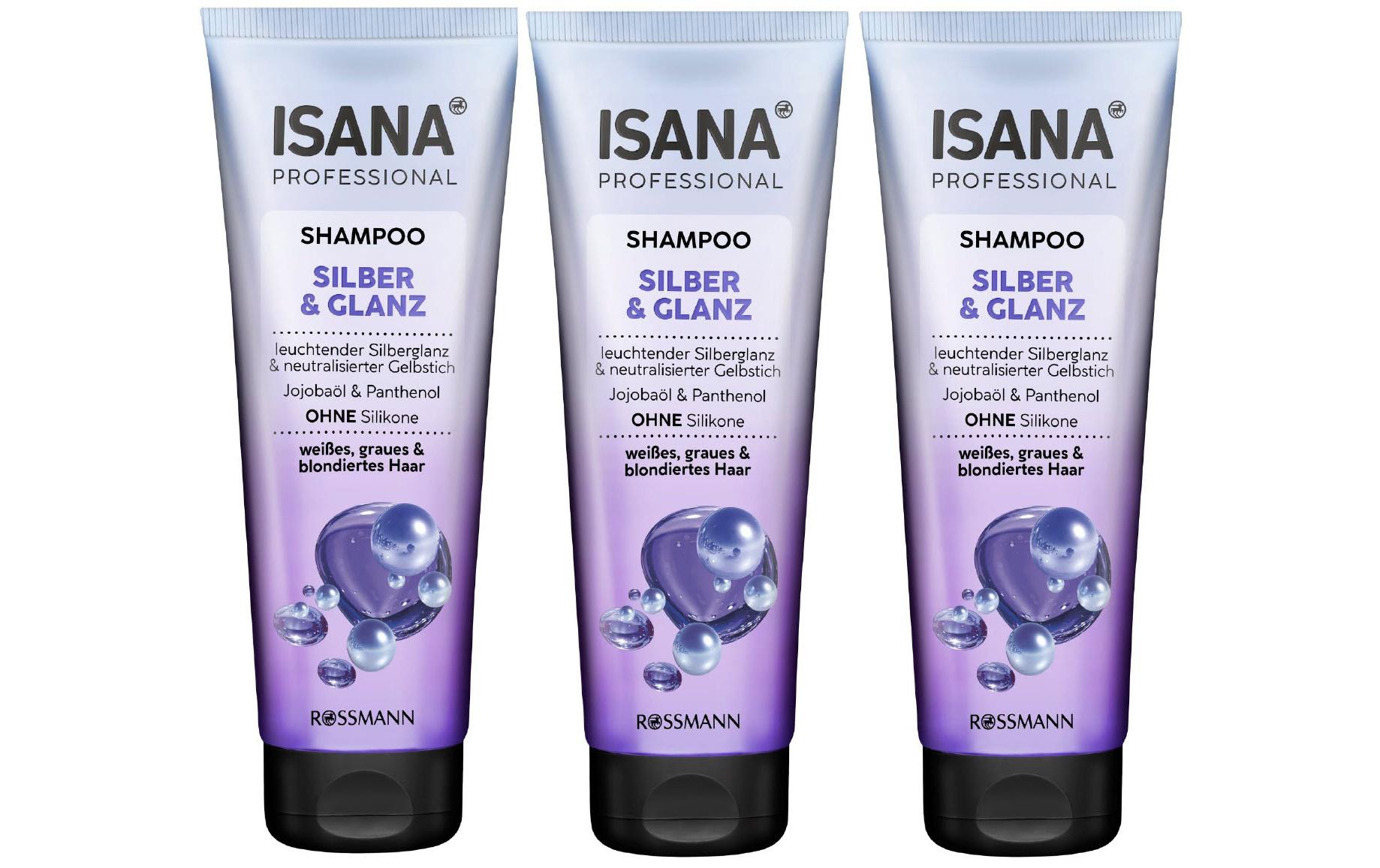 Shampoo Silber & Glanz 3 x 250 mlHaarshampoo mit Jojobaöl