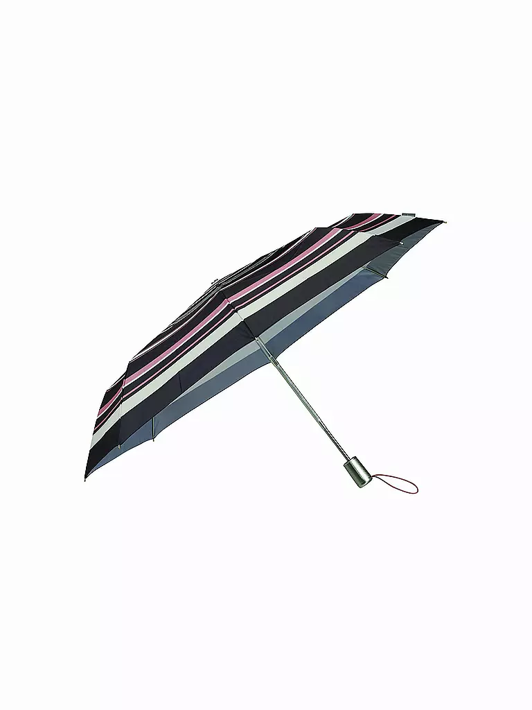 SAMSONITE Alu Drop S - Regenschirm coral stripes  braun