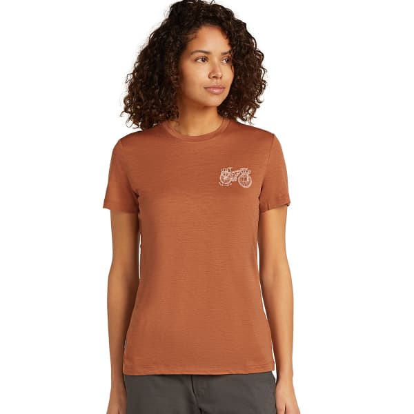 T-shirt randonnée ICEBREAKER W MERINO 150 TECH LITE SS TEE DUSTY CLAY