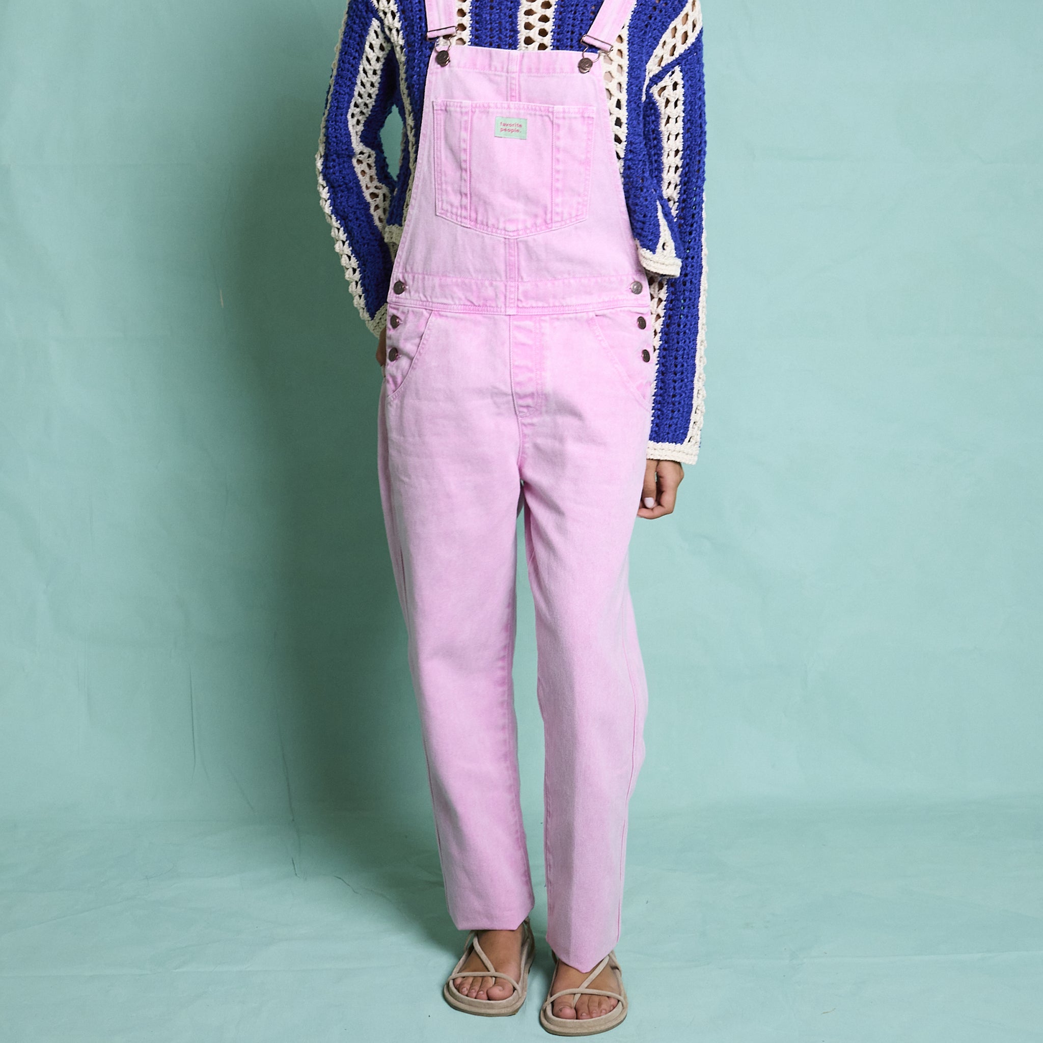 Adult Latzhose Fuchsia Pink