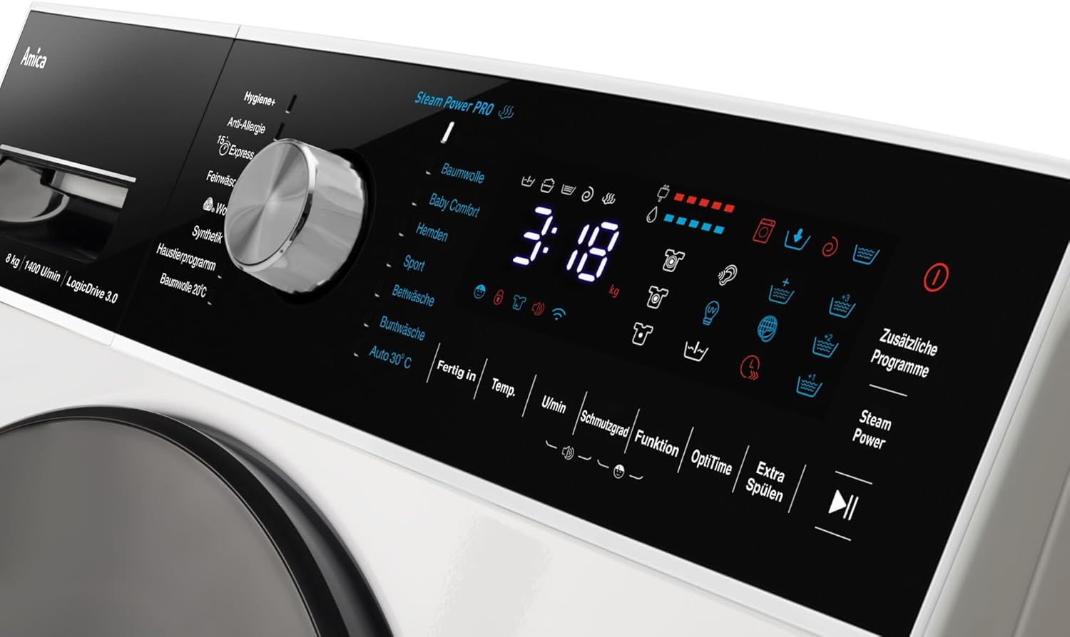 Amica Waschmaschine WA 484 091 / 8kg / Energieeffizienzklasse A