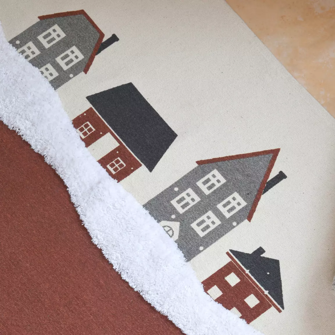 Tapis coton (90 cm) Cornouailles Ecru