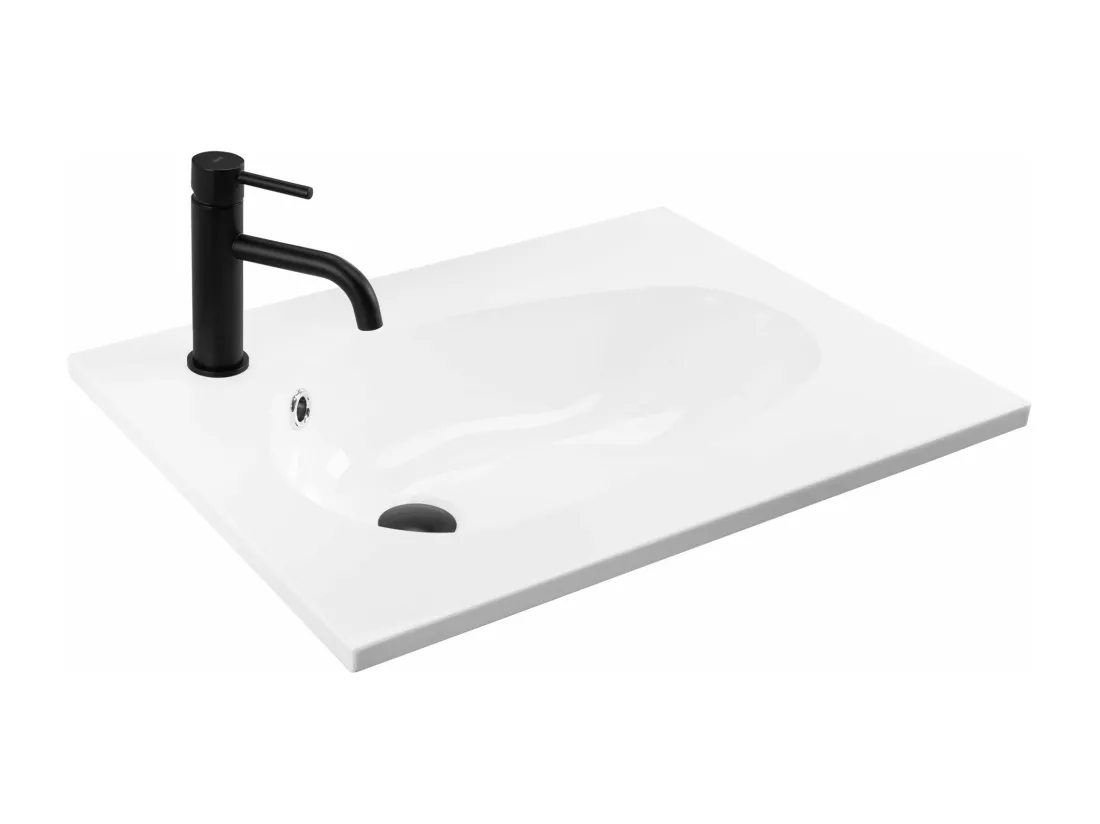 Vasque À Encastrer Conglomérat Rea Selena 60 White