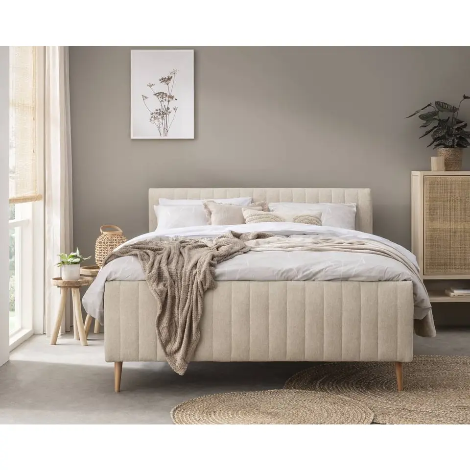 Dekbedovertrek Naomi paardenbloem - beige - 200x220/250 cm