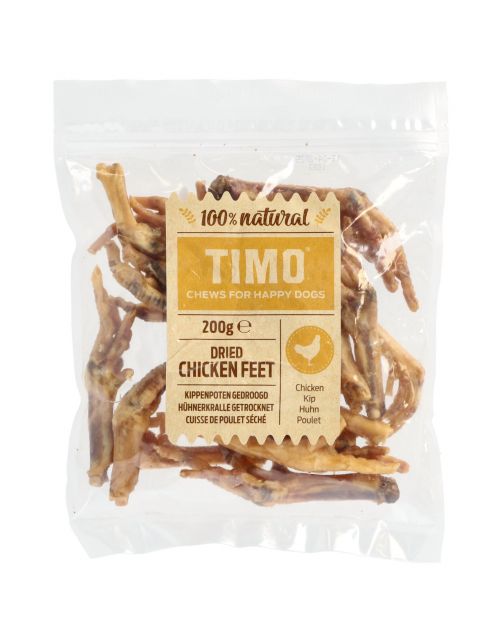 Timo Kippenpoten Gedroogd - Hondensnacks - 200 g