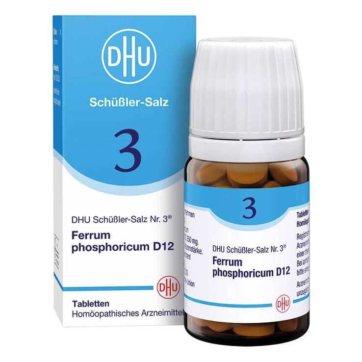DHU Schüßler-Salz Nr. 3 Ferrum phosphoricum D12 Tabletten, 80 St