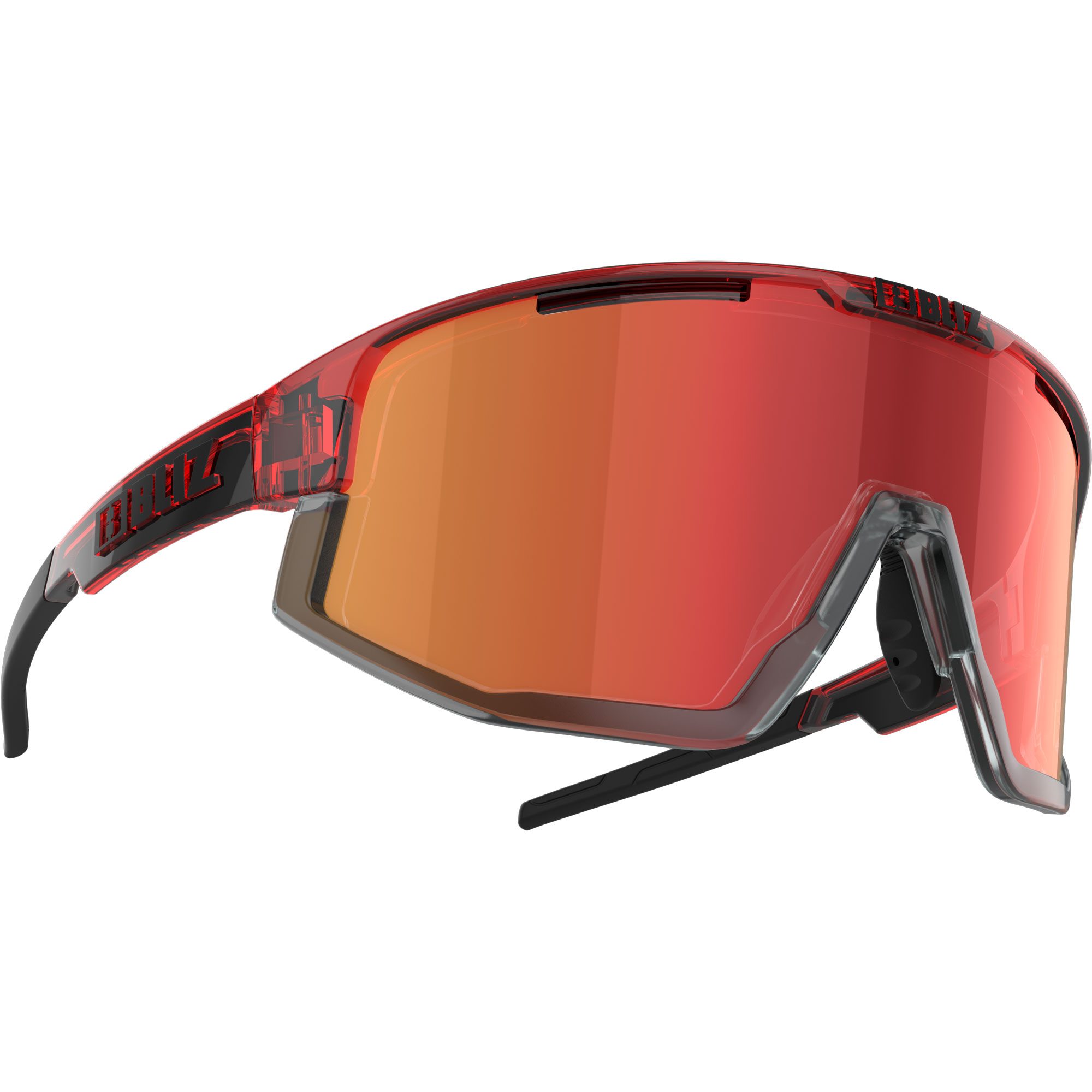 Bliz Active Eyewear Fusion Fusion Sonnenbrille transparent red brown