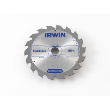 Irwin cirkelzaagblad Ø160 mm met asgat 20mm, vertanding 18T