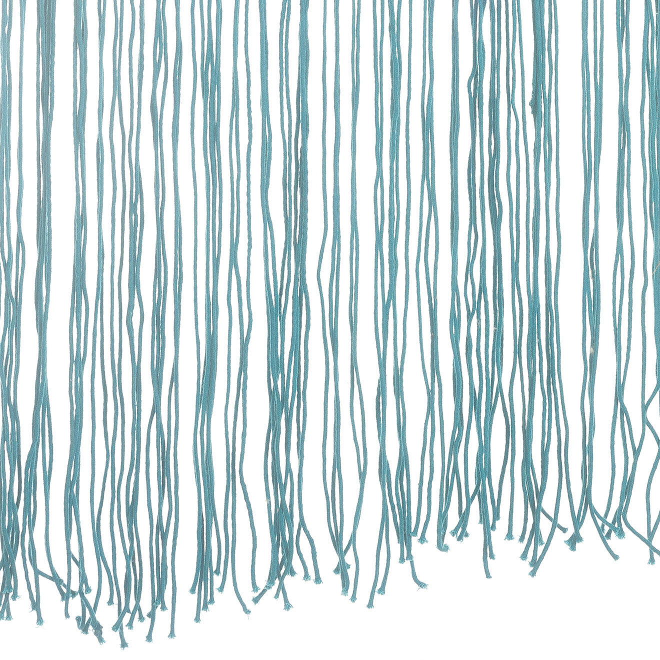 En Fil d'Indienne Rideau /portière en macramé Résille canard - 100x280 cm