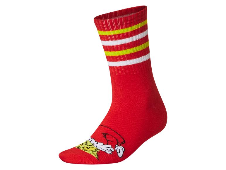 3 Paar kerstsokken The Grinch