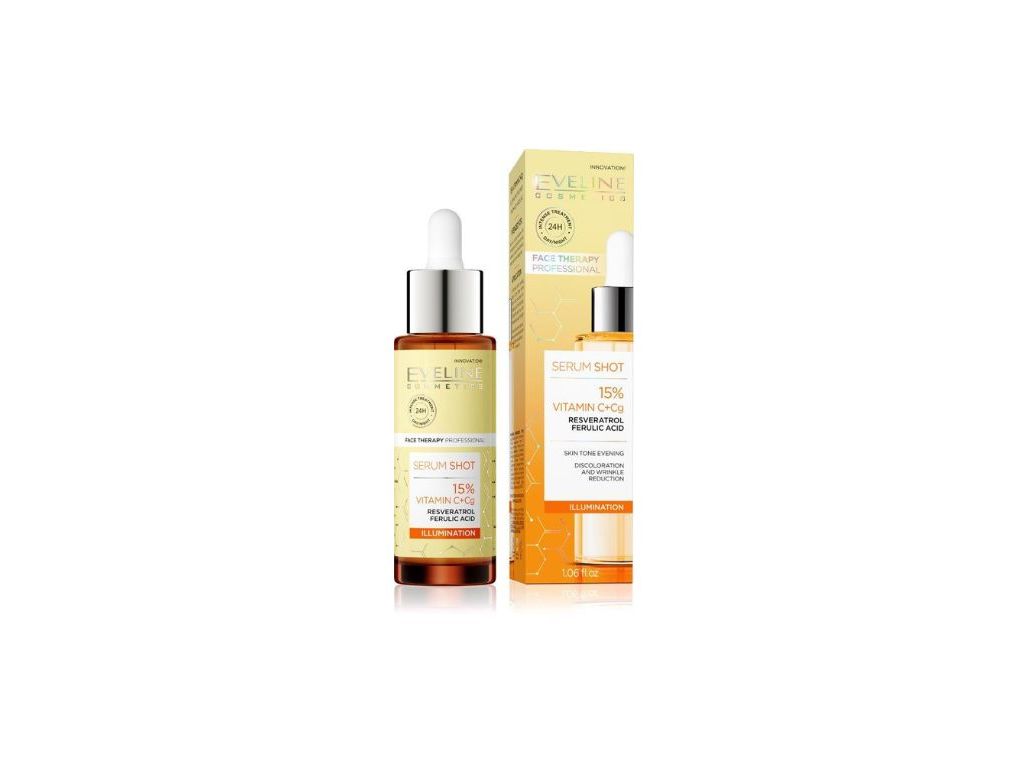 SÉRUM SHOT EVELINE 15% VITAMINA C CG 30ML