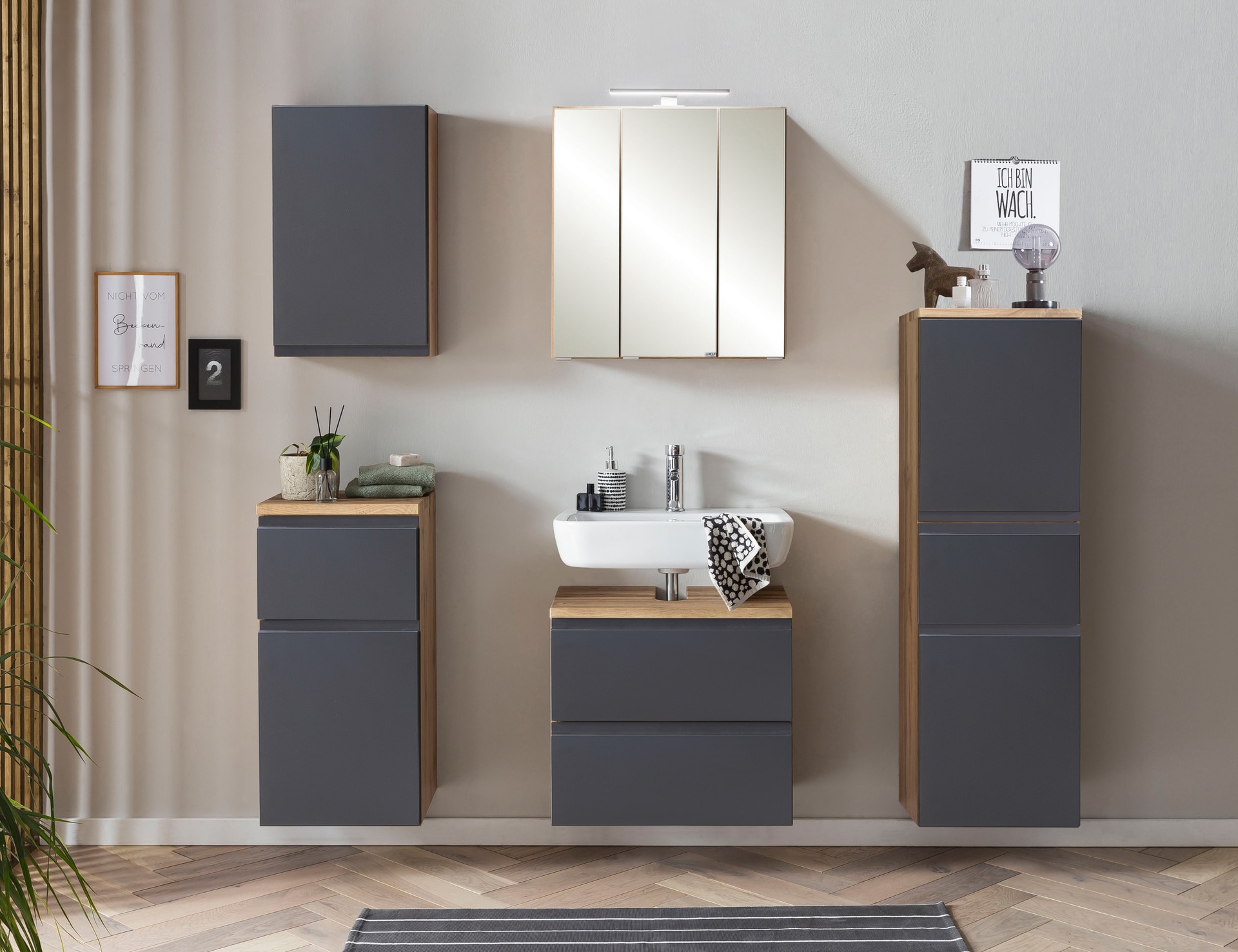 Bad-Unterschrank GENT grau