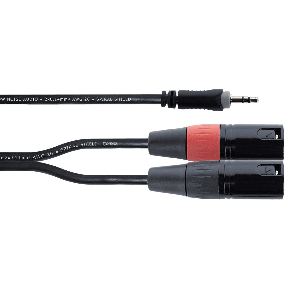 Cordial EY1.5WMM Elements verloopkabel 3.5mm TRS jack - 2x XLR male 1.5 meter