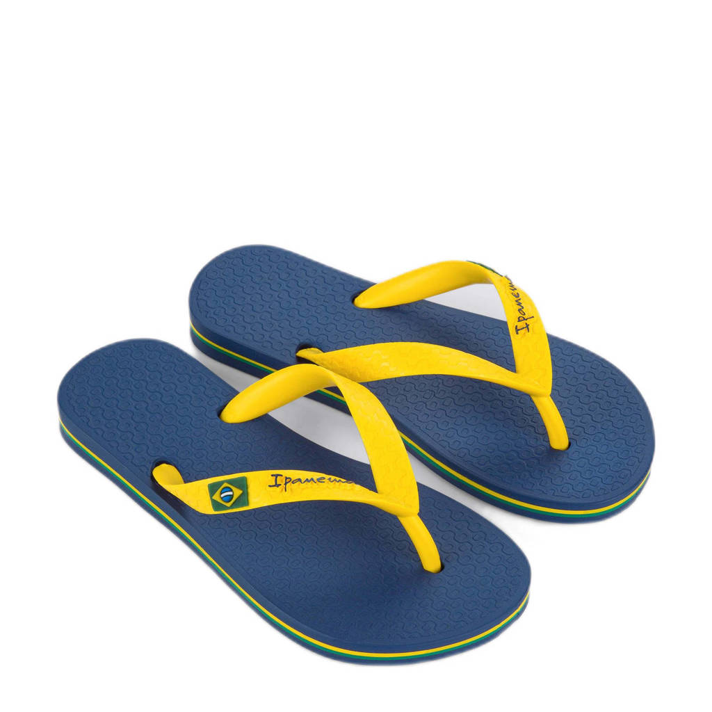 Ipanema Classic Brasil teenslippers geel/blauw