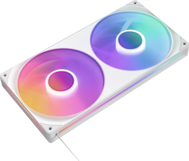 NZXT F280 RGB Core 280mm Unibody blæser (hvid)