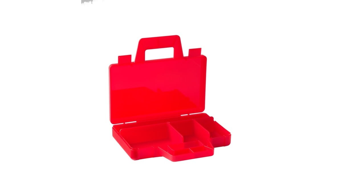 Room CopenhagenLEGO Sorting Case to go opbergdoos  (Rood)