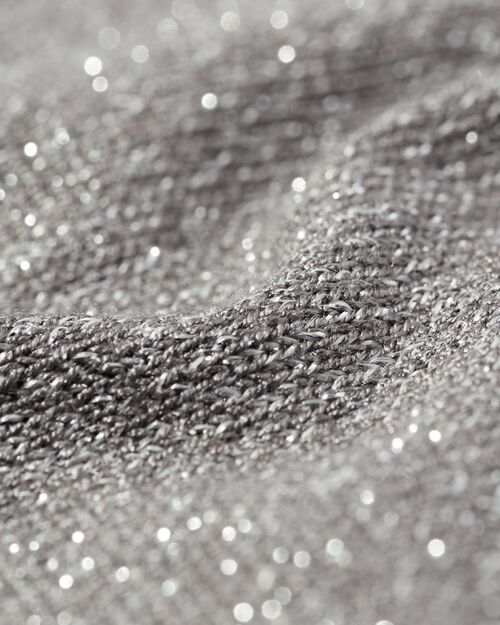 pull femme Lily à paillettes gris