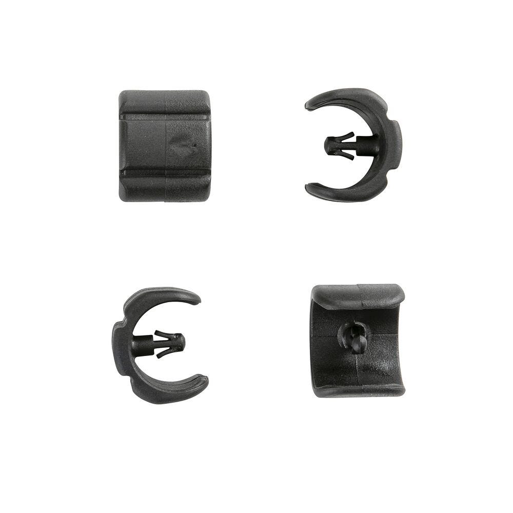Bodenschoner-Set - Ø 25 mm (x4) Transabed, Next, Miami Polymer Schwarz Noir