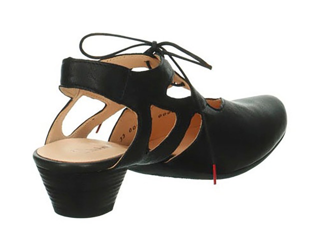 Think! Slingpumps »DAMEN«  , Schnürpumps, Sommerschuh, Trichterabsatz, mit feiner Musterung