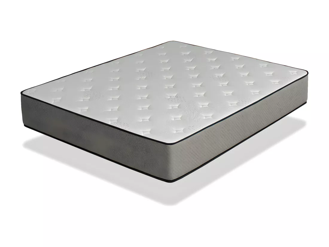 Matelas Ressorts ensaches 90X200 SPRING BASIC Epaisseur 25 CM, Memory, Ergonomique