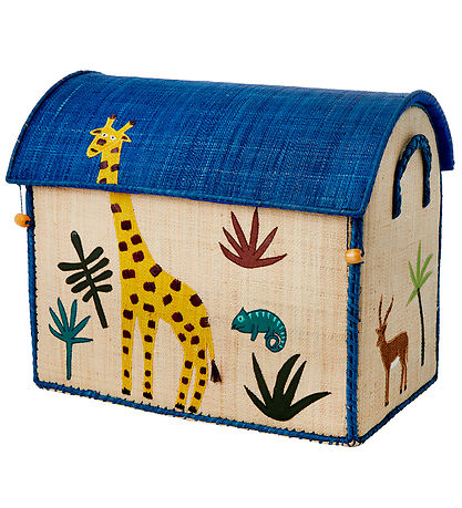 Rice Opbevaringskurve - Raffia - 3 stk. - Jungle