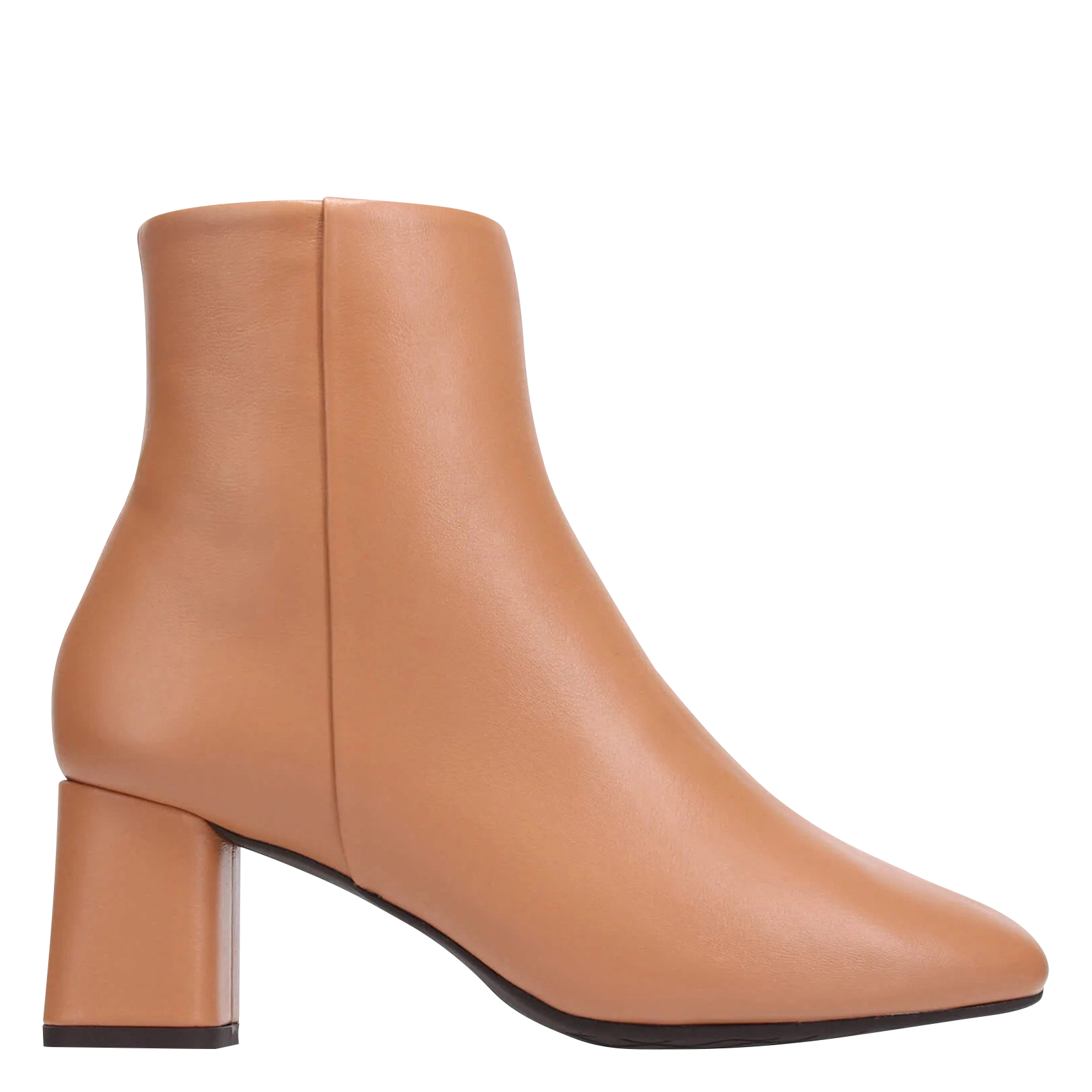 PHOEBE - Bottines à talon en cuir | Marron